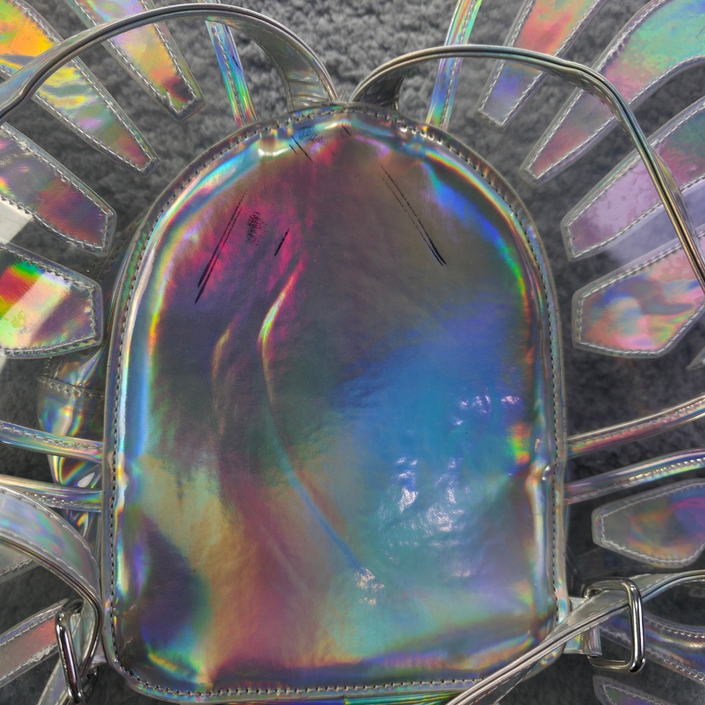 Current Mood Holographic Butterfly Wing Mini Backpack Iridescent Fairy Bag - Picture 13 of 14